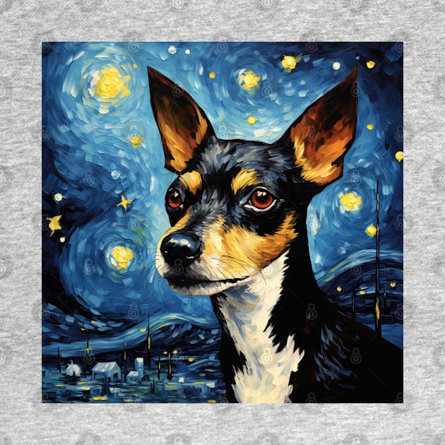 Rat Terrier oil painting by NatashaCuteShop